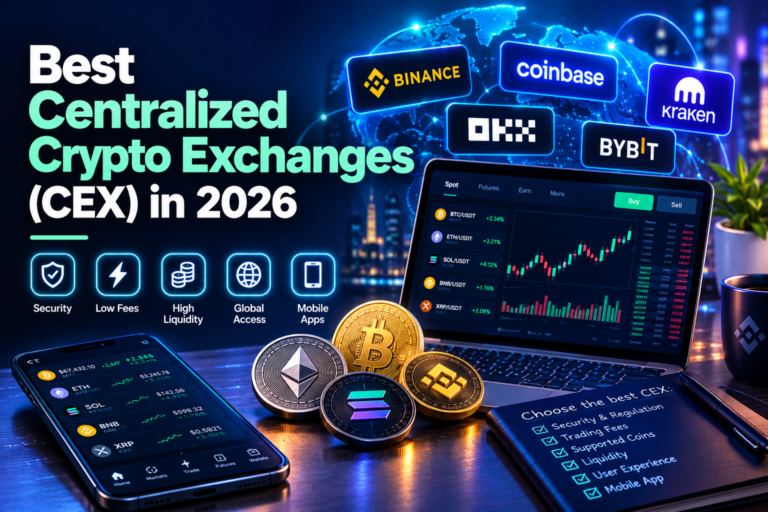 Best Centralized Crypto Exchanges (CEX) in 2026